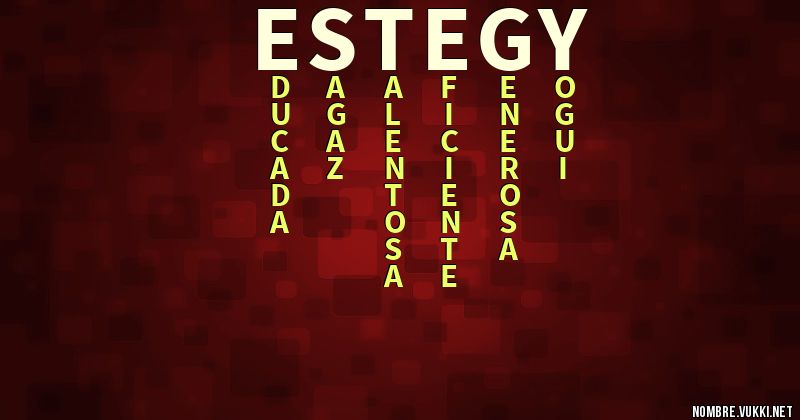 Acróstico estegy