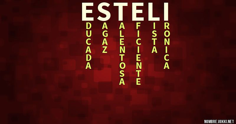 Acróstico esteli