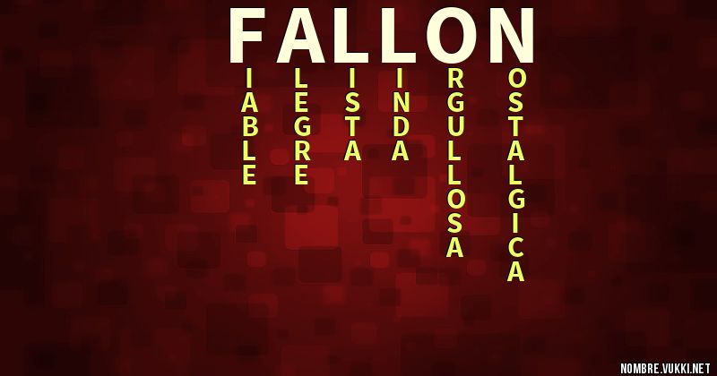 Acróstico fallon