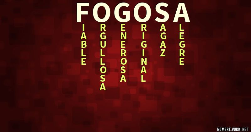Acróstico fogosa