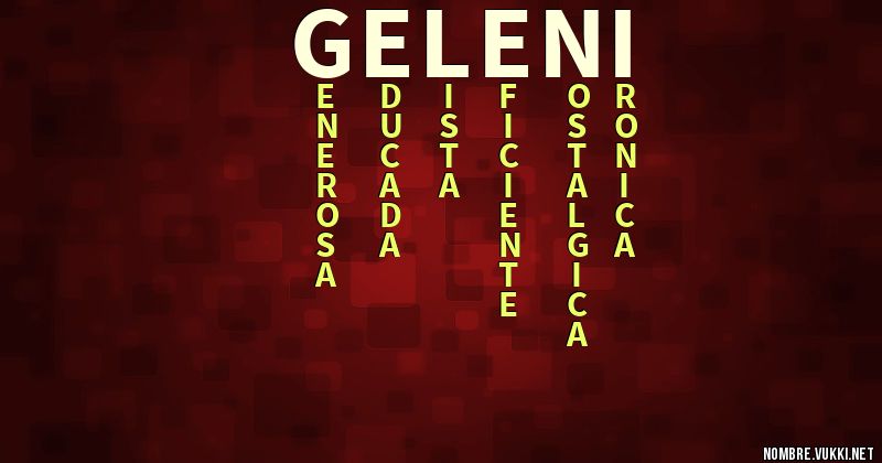 Acróstico geleni