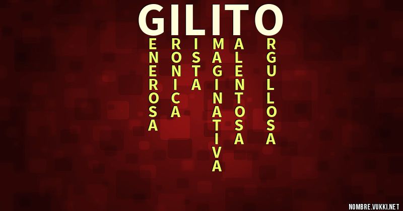 Acróstico gilito