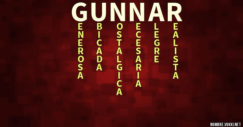 Acróstico gunnar