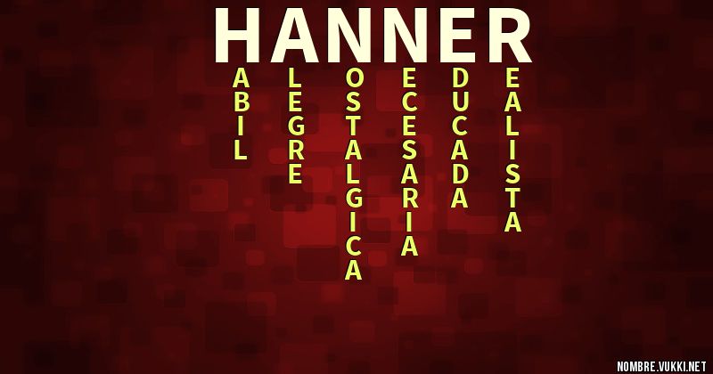 Acróstico hanner