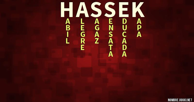 Acróstico hassek