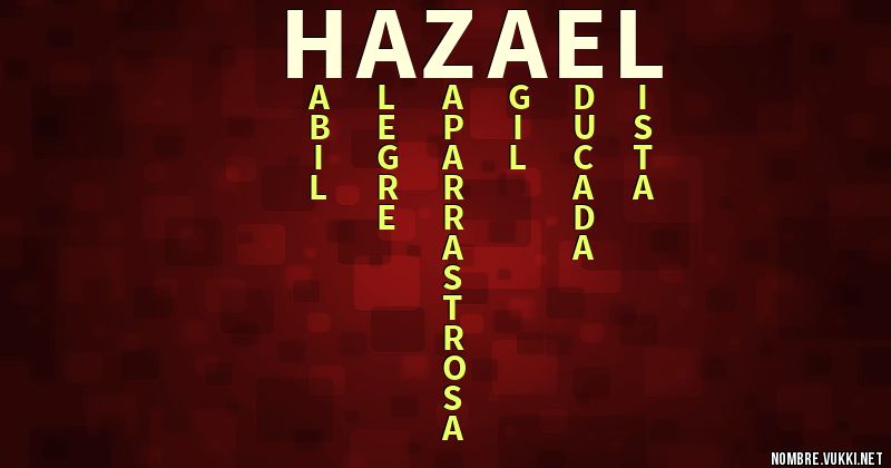 Acróstico hazael