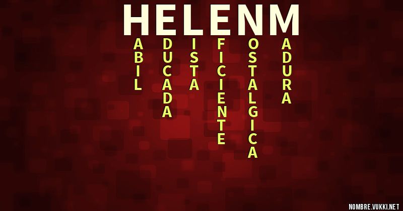 Acróstico helenm