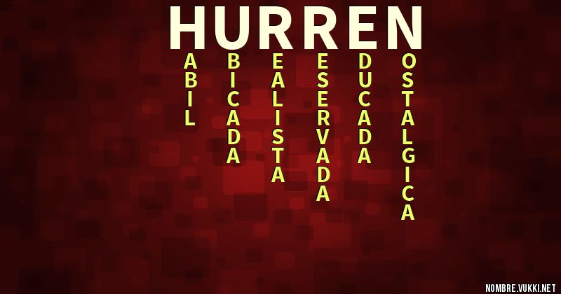 Acróstico hurren