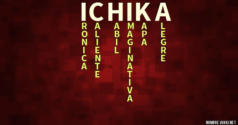 Acróstico ichika
