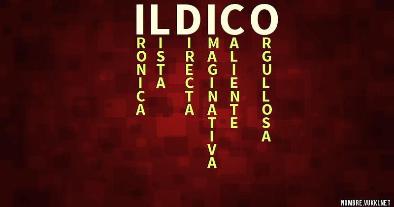 Acróstico ildico