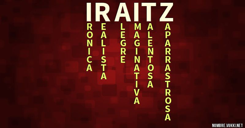Acróstico iraitz