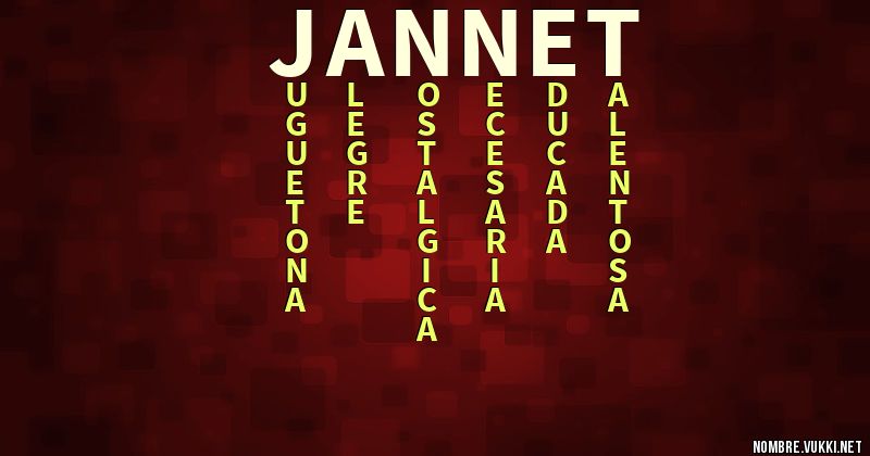 Acróstico jannet