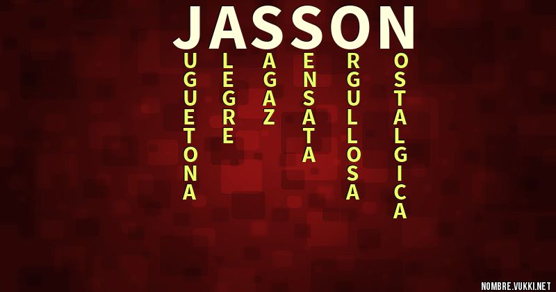 Acróstico jasson