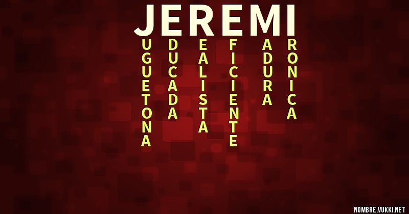 Acróstico jeremi