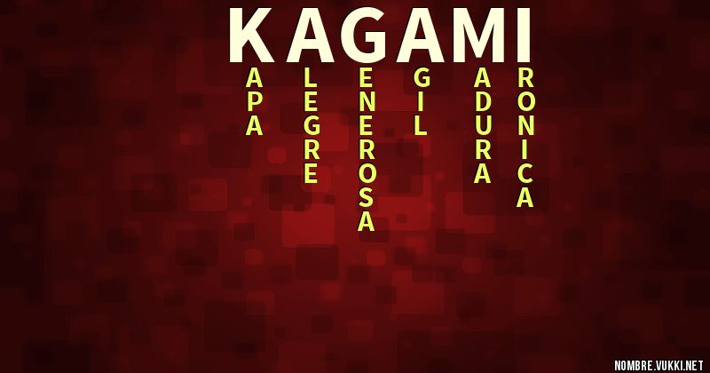 Acróstico kagami