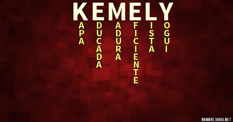 Acróstico kemely