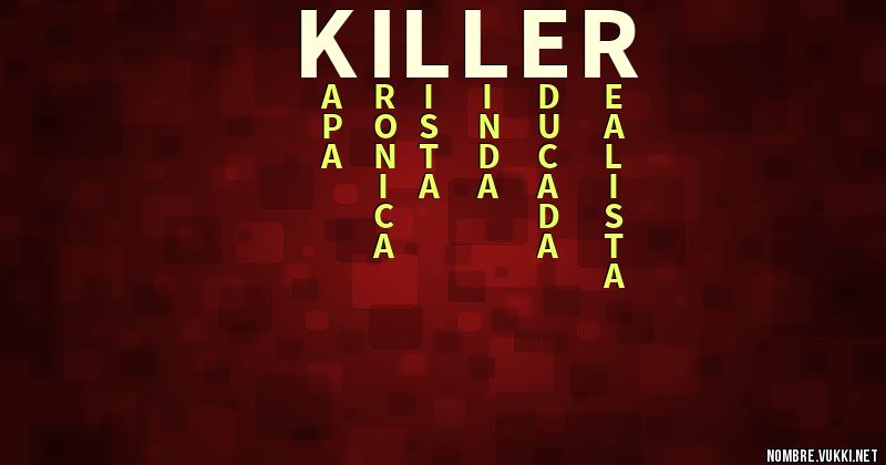 Acróstico killer