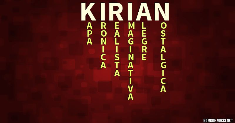 Acróstico kirian