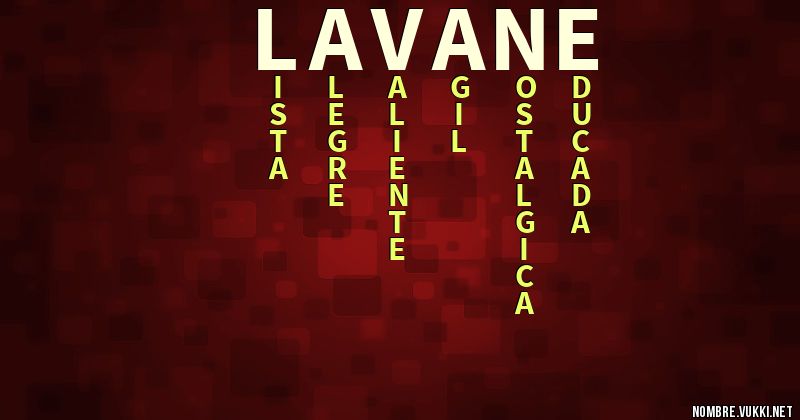 Acróstico la vane