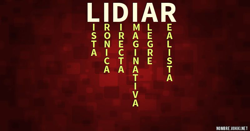 Acróstico lidiar