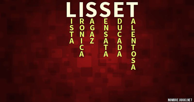 Acróstico lisset