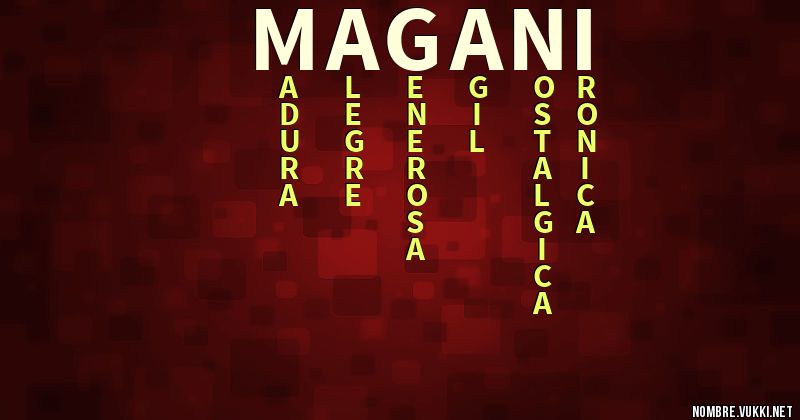 Acróstico magani