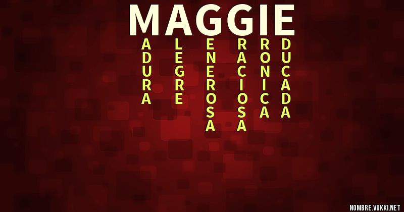 Acróstico maggie