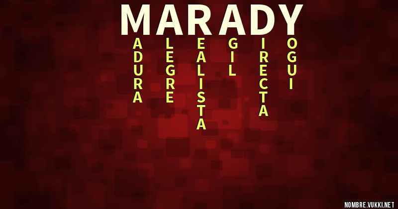 Acróstico marady