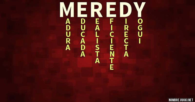 Acróstico meredy