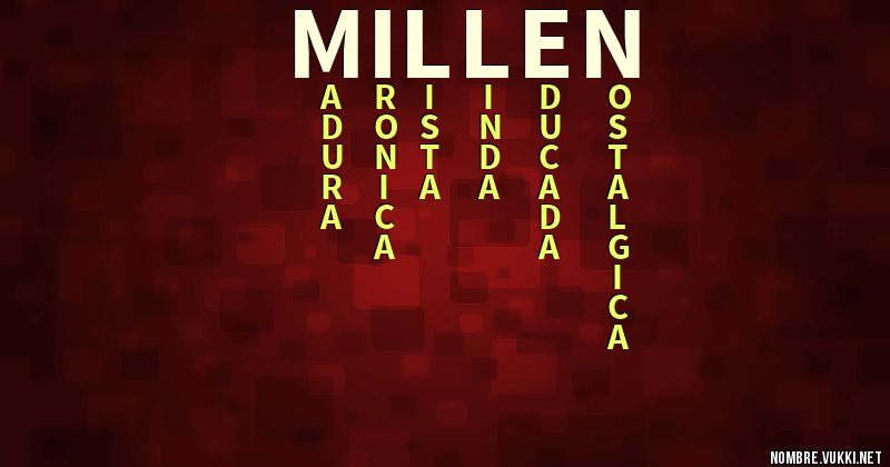 Acróstico millen