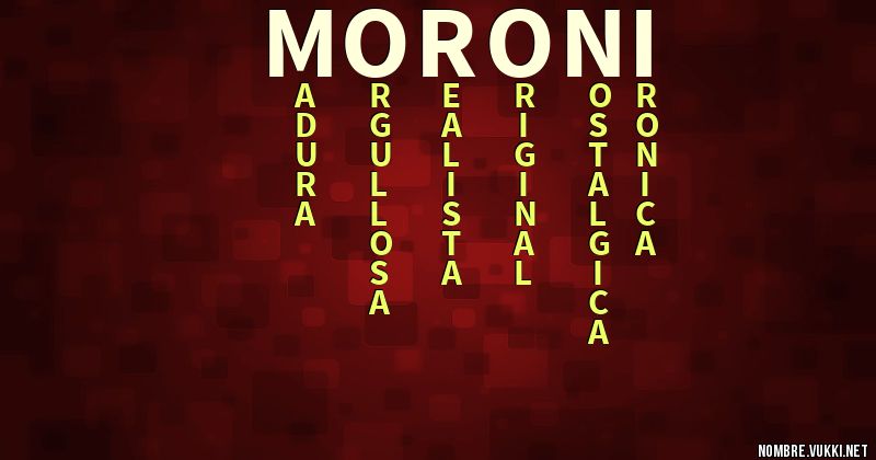Acróstico moroni