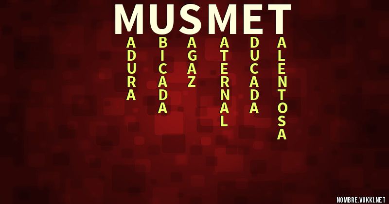 Acróstico musmet