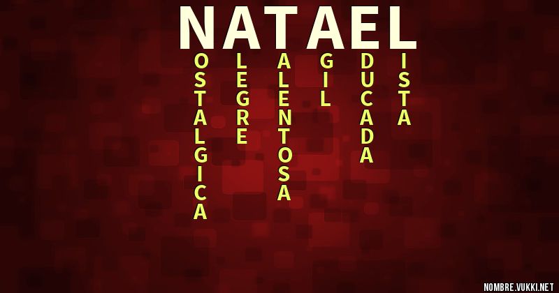 Acróstico natael