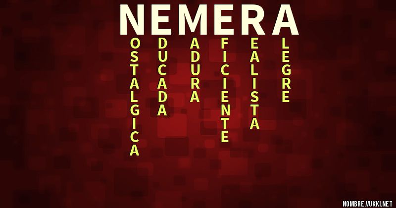 Acróstico nemera