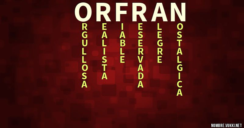 Acróstico orfran