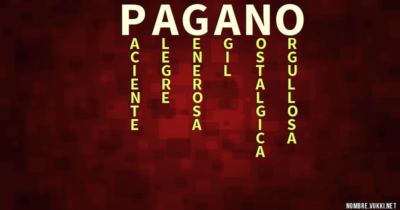 Acróstico pagano