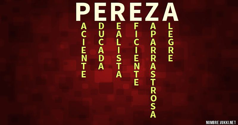Acróstico pereza