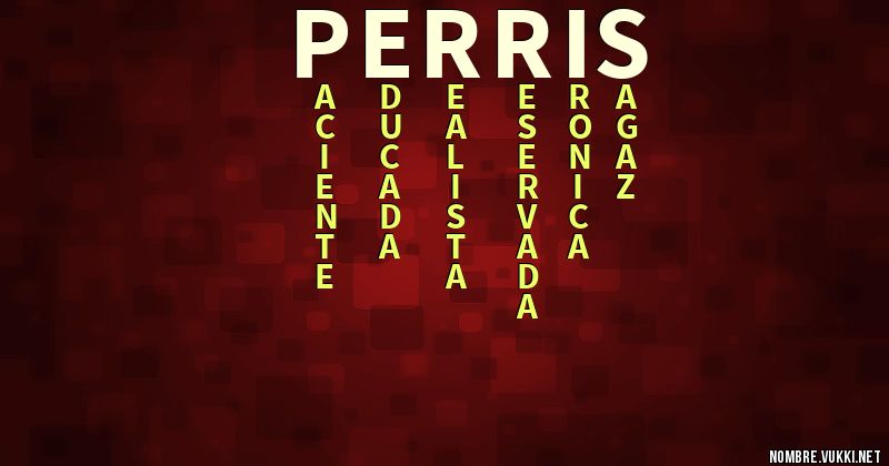 Acróstico perris