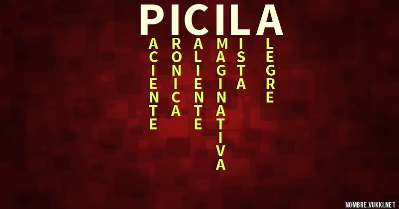 Acróstico picila