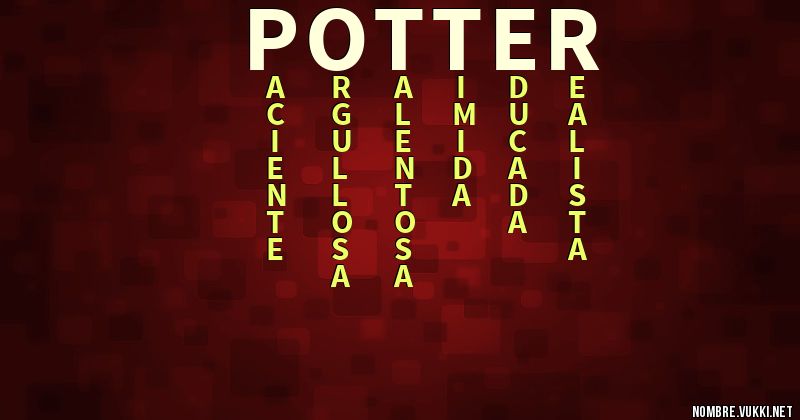 Acróstico potter