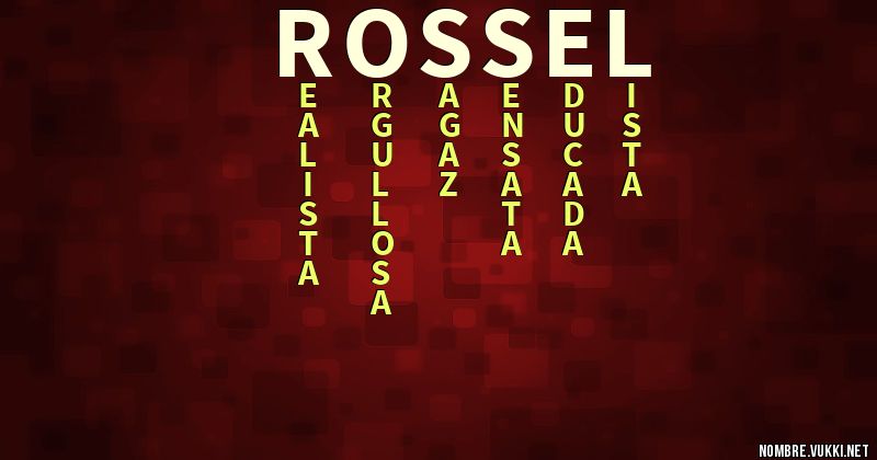 Acróstico rossel