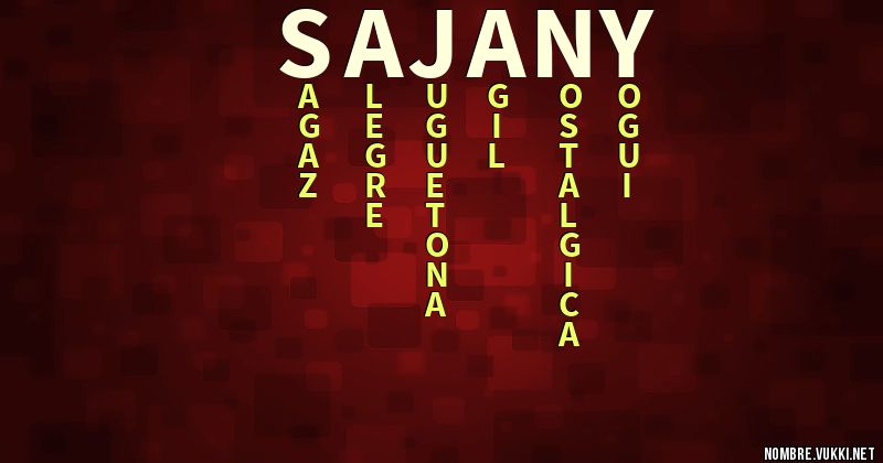 Acróstico sajany