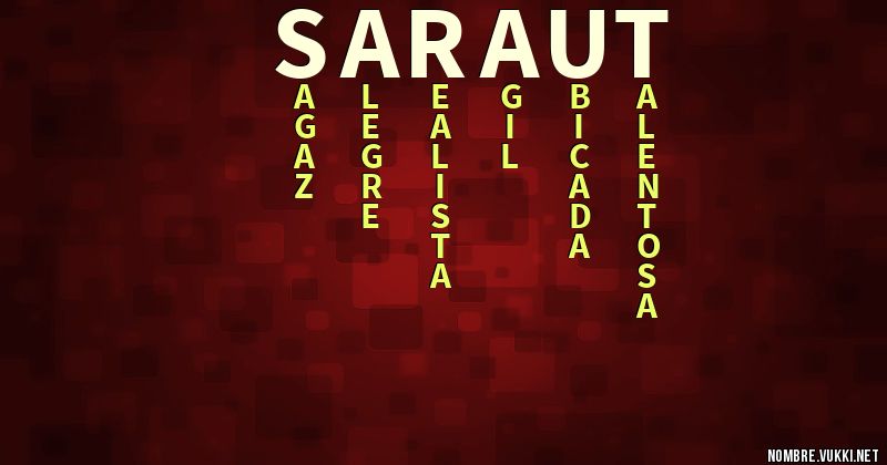 Acróstico sara ut