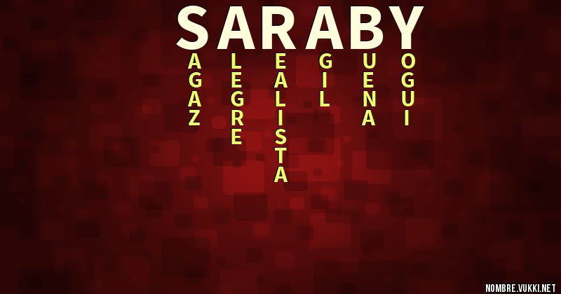 Acróstico saraby