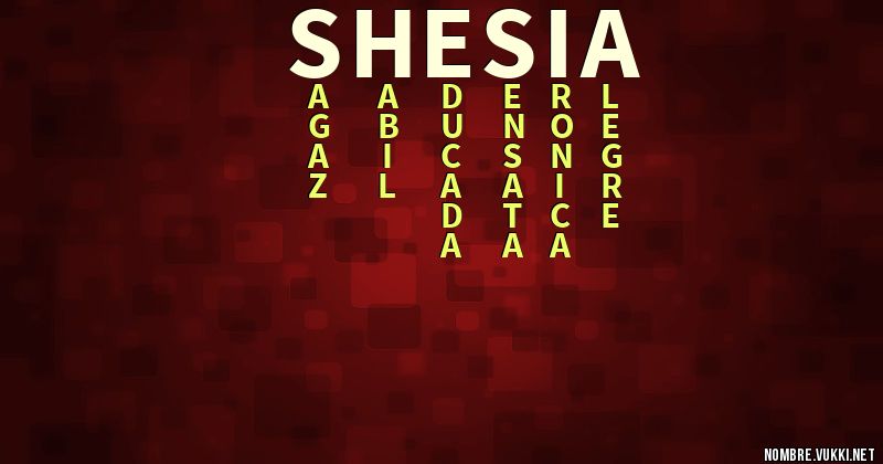 Acróstico shesia