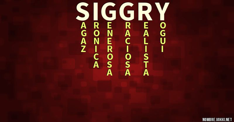 Acróstico siggry