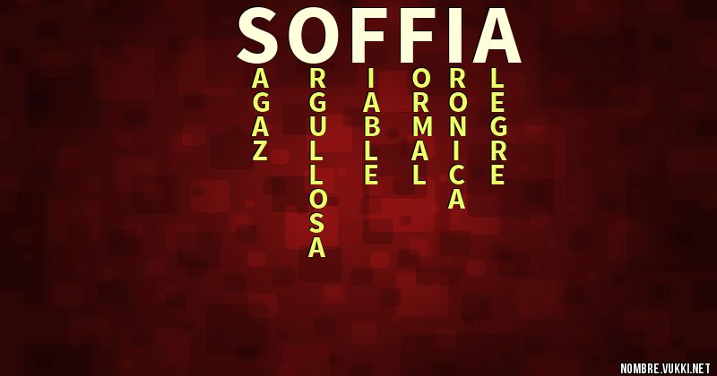 Acróstico soffia