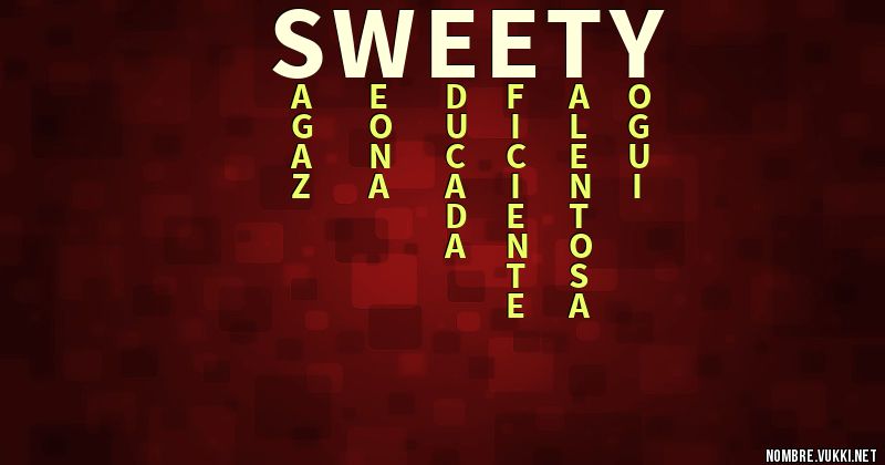 Acróstico sweety