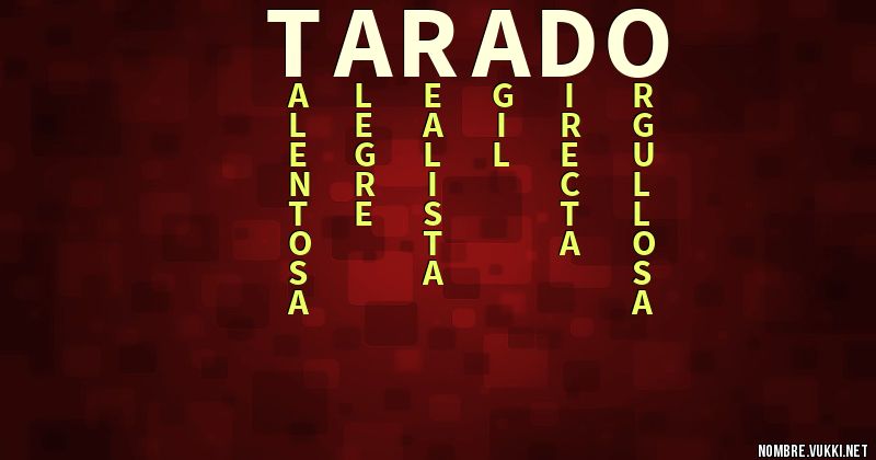 Acróstico tarado