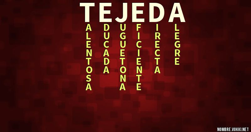 Acróstico tejeda